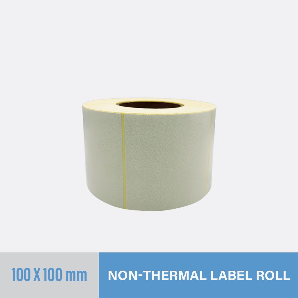 Non-Thermal Label 100x100mm - Paper - 1000 pcs/roll