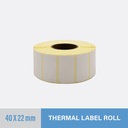 Thermal Sticker 40x22mm - 2000 pcs/roll