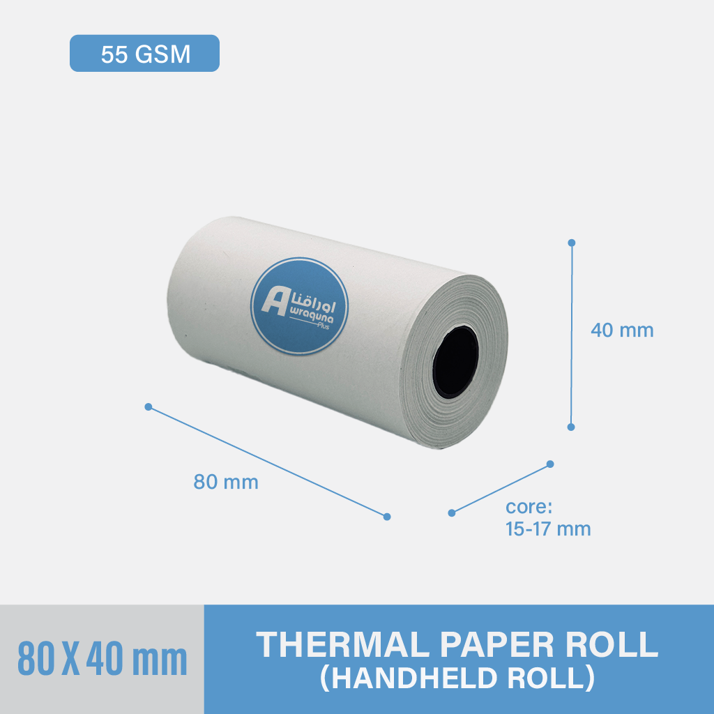 Handheld Thermal Roll 80x40mm