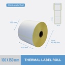 [TL100150] Thermal Sticker 100x150mm - 500 pcs/roll