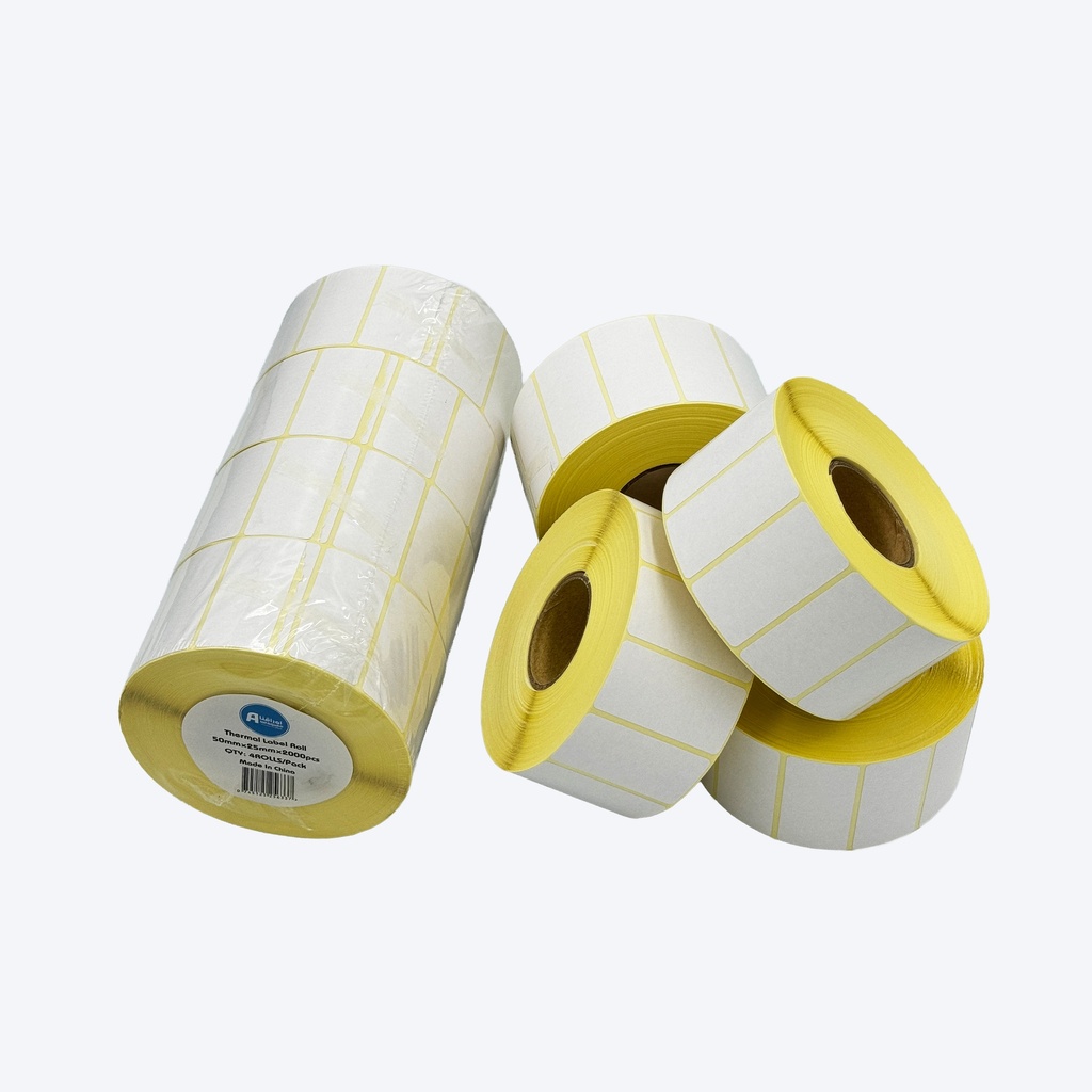 Thermal Label 50x25mm - 5000 pcs/roll