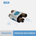 شريط الطباعة الشمعي 6474 مم