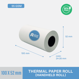 [THR-10052] Handheld Thermal Roll 100x52mm